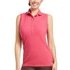 Ariat® Ladies Prix 2.0 Sleeveless Polo Party Punch Vest 10039468 -Ariat Shoes Shop S22 WMS ENGL 10039468 front