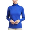 Ariat Ladies Auburn Baselayer Mazarine Blue Long Sleeve Shirt 10039496 -Ariat Shoes Shop S22 WMS ENGL 10039496 front