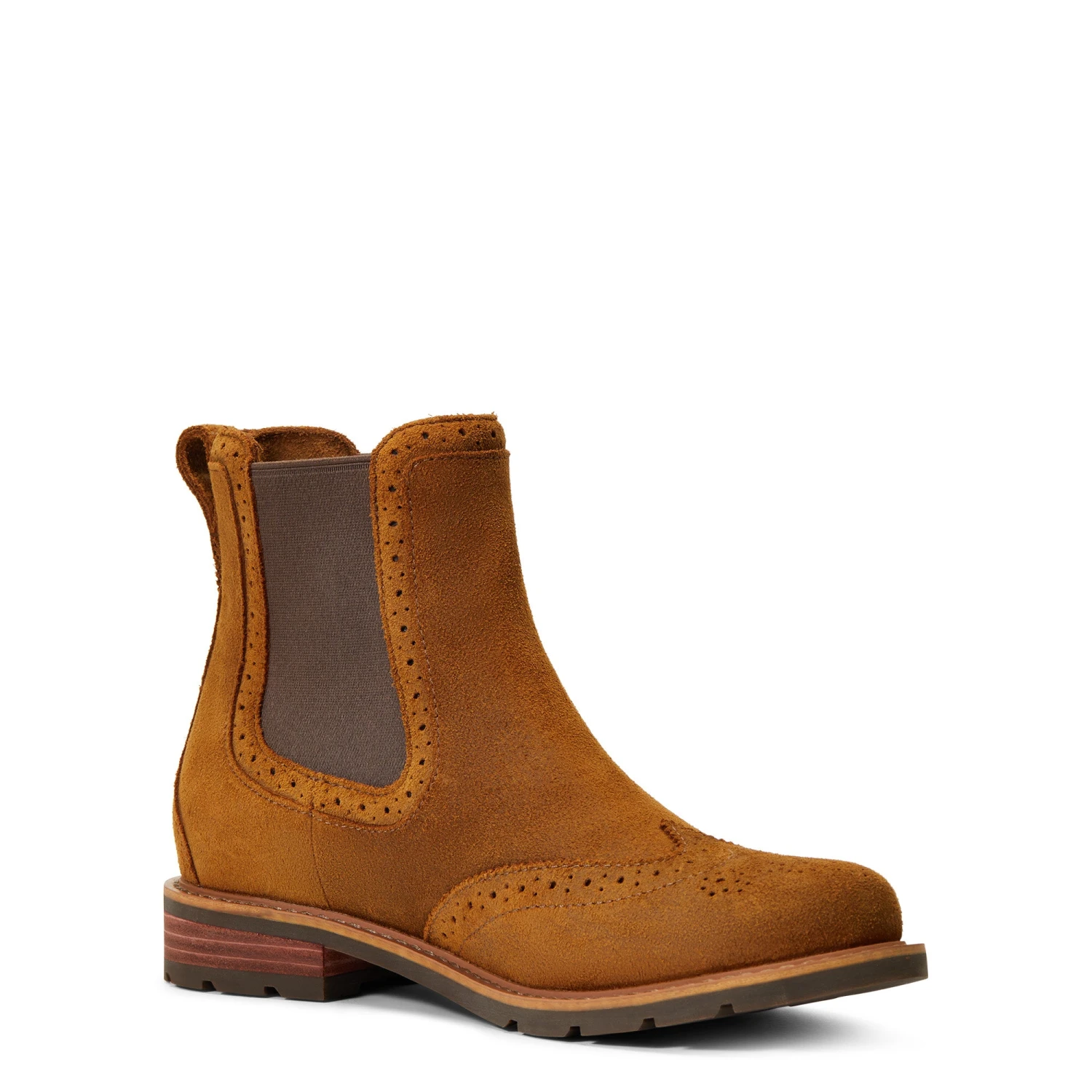 Ariat Ladies Wexford Brogue Waterproof Honey Brown Booties 10040384 7 Ariat Ladies Wexford Brogue Waterproof Honey Brown Booties 10040384 - Image 5