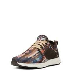Ariat® Ladies Fuse Neutral Blanket Print Sneakerss 10039082 10 Ariat® Ladies Fuse Neutral Blanket Print Sneakerss 10039082 -Ariat Shoes Shop S22 WMS WEST 10039082 3 4 front