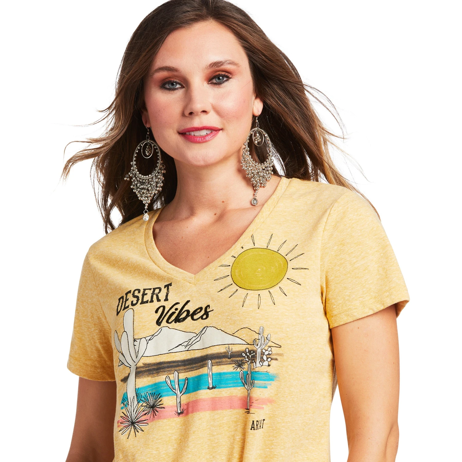 Ariat® Ladies Desert Vibes Symphonic Sunset T-Shirt 10039818 5 Ariat® Ladies Desert Vibes Symphonic Sunset T-Shirt 10039818 - Image 3