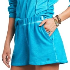 Ariat® Ladies Sun Kissed Merman Blue Shorts 10039819 -Ariat Shoes Shop S22 WMS WEST 10039819 detail04 1