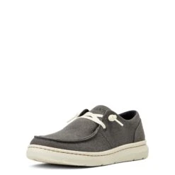 Ariat Ladies Hilo Washed Black Slip On Shoes 10040309 -Ariat Shoes Shop S22 WMS WEST 10040309 3 4 front 1