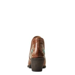 Ariat Ladies Encore Southwestern Cognac Snip Toe Booties 10040376 11 Ariat Ladies Encore Southwestern Cognac Snip Toe Booties 10040376 -Ariat Shoes Shop S22 WMS WEST 10040376 heel
