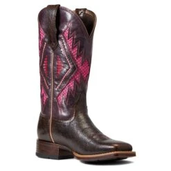 Ariat Ladies Sienna VentTEK 360 Dark Brown Western Boots 10040378 -Ariat Shoes Shop S22 WMS WEST 10040378 medial