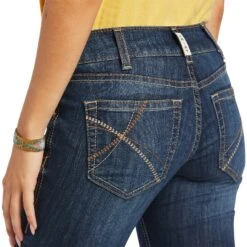 Ariat Ladies Vicky R.E.A.L™ Denim Boot Cut Jeans 10040798 -Ariat Shoes Shop S22 WMS WEST 10040798 detail02