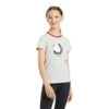 Ariat® Children's Unicorn Moon Heather Grey T-Shirt 10039444 -Ariat Shoes Shop S22 YTH ENGL 10039444 front