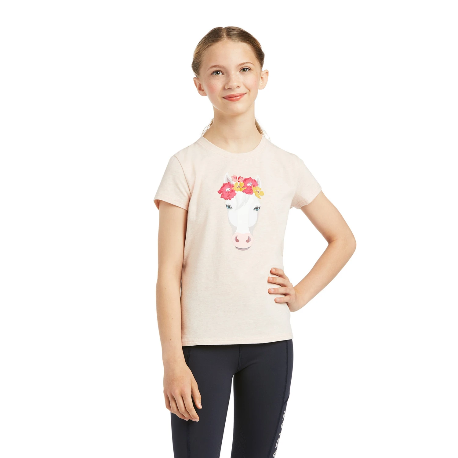 Ariat® Children's Wonderful Dream Pink Short Sleeve T-Shirt 10039646 3 Ariat® Children's Wonderful Dream Pink Short Sleeve T-Shirt 10039646