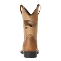 Ariat Children's Patriot 2.0 Homestead Brown Square Toe Boots 10039909 11 Ariat Children's Patriot 2.0 Homestead Brown Square Toe Boots 10039909 -Ariat Shoes Shop S22 YTH WEST 10039909 heel