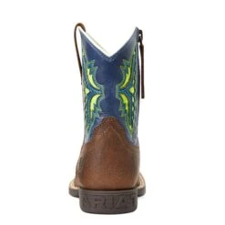 Ariat® Children's Koel VentTEK™ Rowdy Rust Square Toe Boots 10040261 -Ariat Shoes Shop S22 YTH WEST 10040261 heel 1