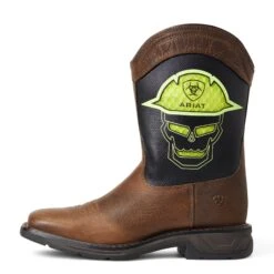 Ariat Boy's Workhog XT VenTEK™ All Nighter Square Toe Boots 10040399 11 Ariat Boy's Workhog XT VenTEK™ All Nighter Square Toe Boots 10040399 -Ariat Shoes Shop S22 YTH WEST 10040399 side