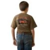 Ariat® Youth Boy's Farm Truck Brown Graphic T-Shirt 10044751 -Ariat Shoes Shop S23 BYS WEST 10044751 back