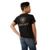 Ariat® Youth Boy's Shield Stitch Graphic Black T-Shirt 10045294 -Ariat Shoes Shop S23 BYS WEST 10045294 back
