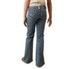 Ariat® Youth Girl's R.E.A.L™ Leila Light Wash Boot Cut Jean 10043206 -Ariat Shoes Shop S23 GLS WEST 10043206 back