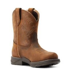 Ariat® Ladies Anthem H2O Round Toe Glazed Brown Boots 10044411 13 Ariat® Ladies Anthem H2O Round Toe Glazed Brown Boots 10044411 -Ariat Shoes Shop S23 WMS WEST 10044411 medial