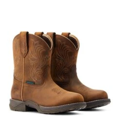 Ariat® Ladies Anthem H2O Round Toe Glazed Brown Boots 10044411 15 Ariat® Ladies Anthem H2O Round Toe Glazed Brown Boots 10044411 -Ariat Shoes Shop S23 WMS WEST 10044411 pair