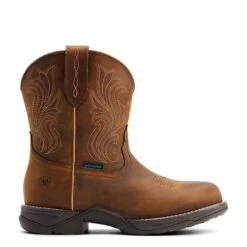 Ariat® Ladies Anthem H2O Round Toe Glazed Brown Boots 10044411 12 Ariat® Ladies Anthem H2O Round Toe Glazed Brown Boots 10044411 -Ariat Shoes Shop S23 WMS WEST 10044411 side11