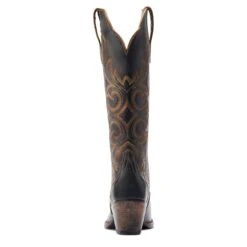 Ariat® Ladies Belinda StretchFit Beduino Black Western Boots 10044414 -Ariat Shoes Shop S23 WMS WEST 10044414 heel
