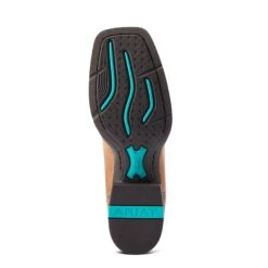 Ariat® Ladies Round Up Back Zip Desert Sand Tan Western Boots 10044432 -Ariat Shoes Shop S23 WMS WEST 10044432 sole