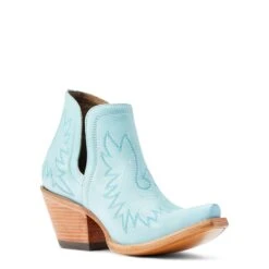 Ariat® Ladies Dixon Tiffany Blue Western Booties 10044482 13 Ariat® Ladies Dixon Tiffany Blue Western Booties 10044482 -Ariat Shoes Shop S23 WMS WEST 10044482 medial