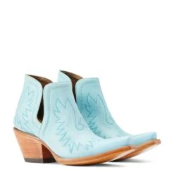 Ariat® Ladies Dixon Tiffany Blue Western Booties 10044482 15 Ariat® Ladies Dixon Tiffany Blue Western Booties 10044482 -Ariat Shoes Shop S23 WMS WEST 10044482 pair