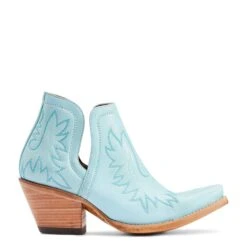 Ariat® Ladies Dixon Tiffany Blue Western Booties 10044482 11 Ariat® Ladies Dixon Tiffany Blue Western Booties 10044482 -Ariat Shoes Shop S23 WMS WEST 10044482 side11