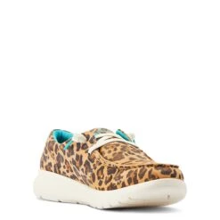 Ariat® Ladies Hilo Lively Leopard Print Slip On Shoes 10044587 13 Ariat® Ladies Hilo Lively Leopard Print Slip On Shoes 10044587 -Ariat Shoes Shop S23 WMS WEST 10044587 medial