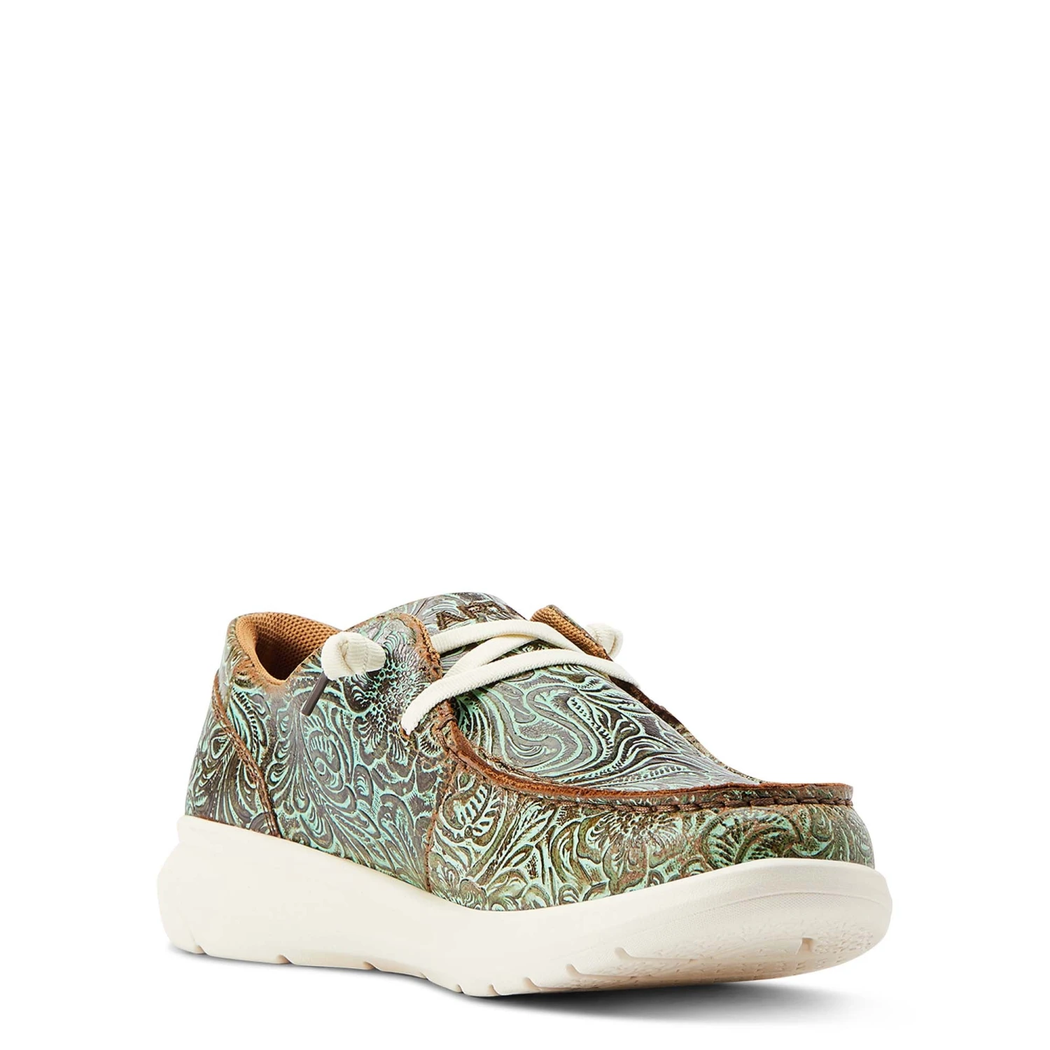 Ariat® Ladies Hilo Vintage Floral Emboss Turquoise Shoes 10044588 7 Ariat® Ladies Hilo Vintage Floral Emboss Turquoise Shoes 10044588 - Image 5