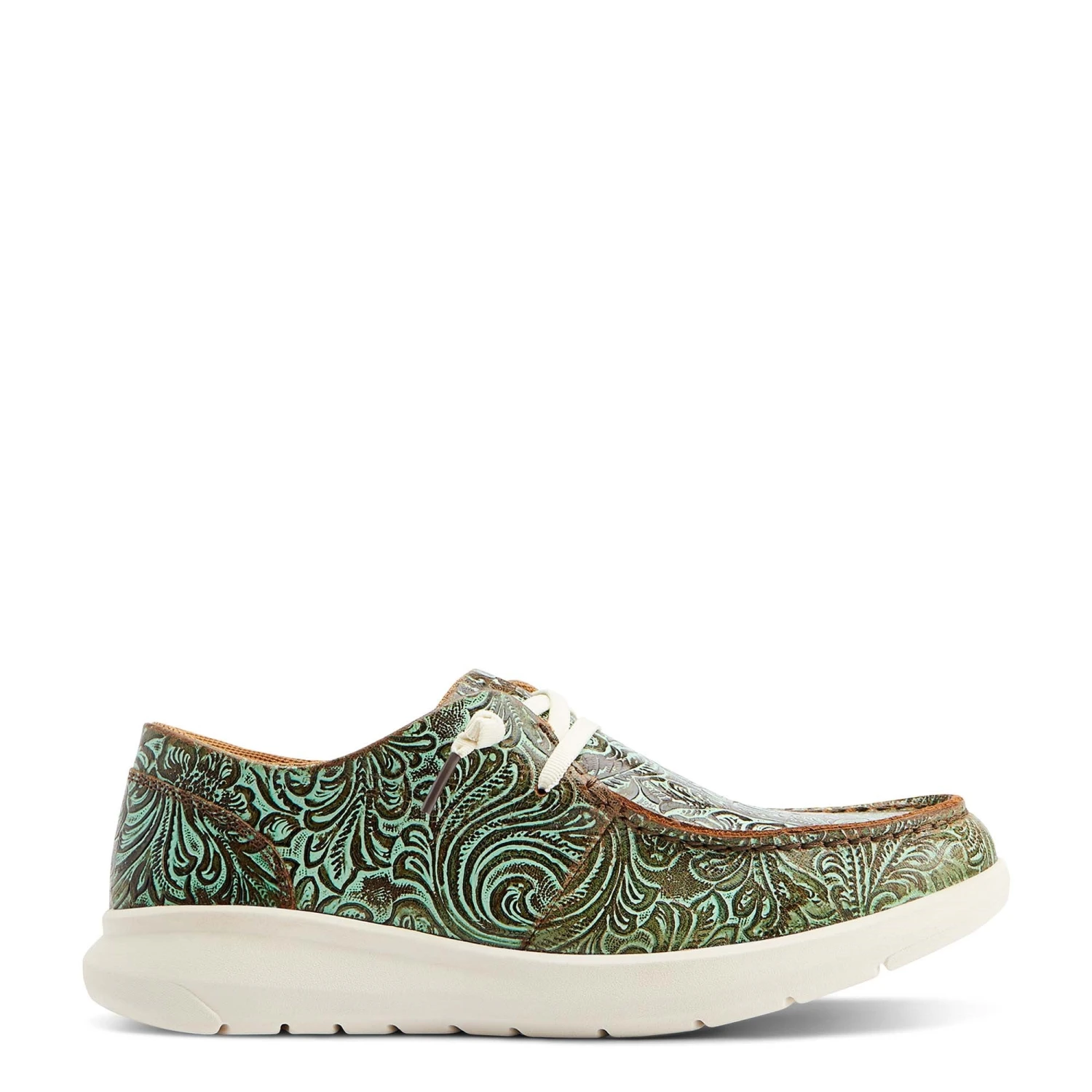 Ariat® Ladies Hilo Vintage Floral Emboss Turquoise Shoes 10044588 5 Ariat® Ladies Hilo Vintage Floral Emboss Turquoise Shoes 10044588 - Image 3