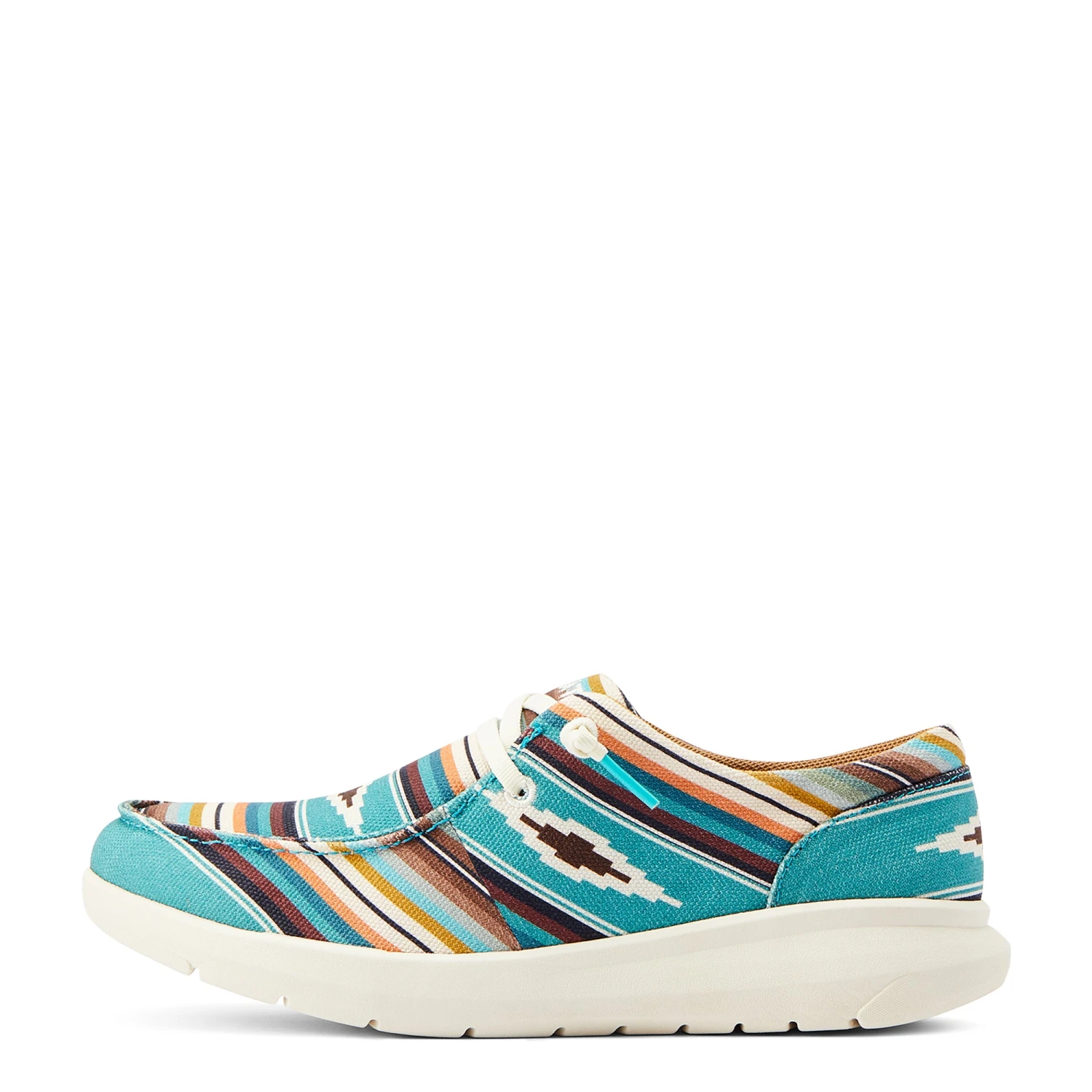 Ariat® Ladies Hilo Turquoise Serape Print Slip On Shoes 10044590 6 Ariat® Ladies Hilo Turquoise Serape Print Slip On Shoes 10044590 - Image 4