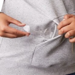 Ariat® Ladies Rebar Skill Set Heather Grey 1/2 Zip Hoodie 10043546 -Ariat Shoes Shop S23 WMS WORK 10043546 detail01 plus