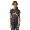 Ariat® Youth Girl's Periscope Cuteness Horse Graphic T-Shirt 10043741 1 Ariat® Youth Girl's Periscope Cuteness Horse Graphic T-Shirt 10043741 -Ariat Shoes Shop S23 YTH ENGL 10043741 front