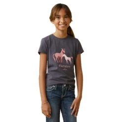 Ariat® Youth Girl's Periscope Cuteness Horse Graphic T-Shirt 10043741