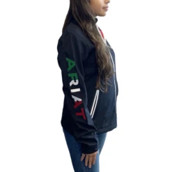 Ariat Children's Classic Team Softshell Mexico Brand Jacket 10039015 -Ariat Shoes Shop mexicanjacketside