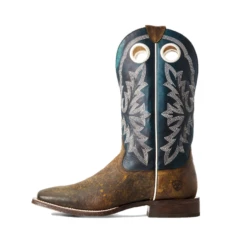 Ariat® Men's Circuit Champ Woodsmoke & Deep Azul Western Boots 10029686 11 Ariat® Men's Circuit Champ Woodsmoke & Deep Azul Western Boots 10029686 -Ariat Shoes Shop 10029686b