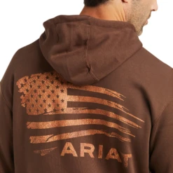 Ariat® Men's Patriot 2.0 Dark Brown Hoodie 10037270 7 Ariat® Men's Patriot 2.0 Dark Brown Hoodie 10037270 -Ariat Shoes Shop 10037270C