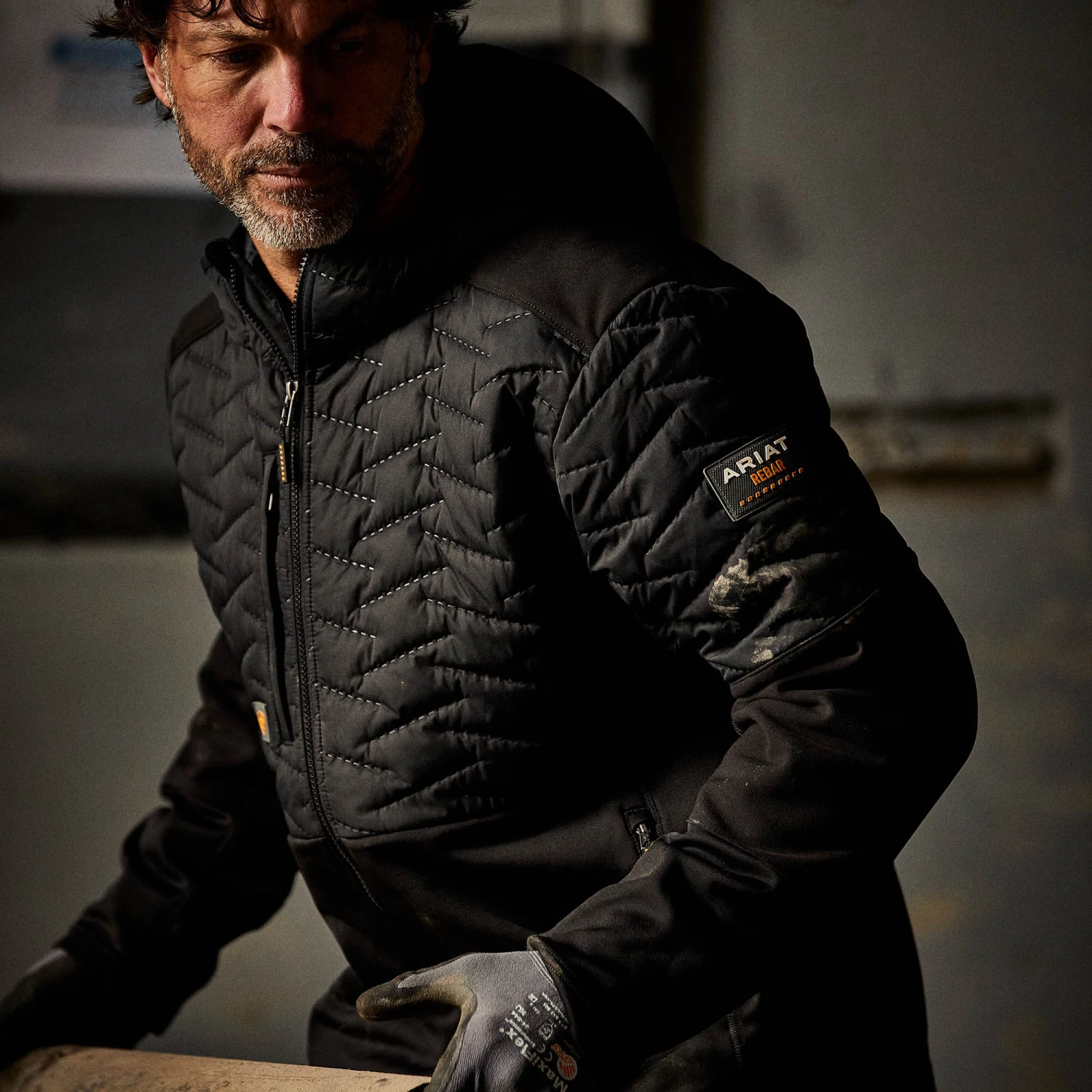 Ariat® Men's Rebar Cloud 9 Insulated Black Jacket 10037509 5 Ariat® Men's Rebar Cloud 9 Insulated Black Jacket 10037509 - Image 3