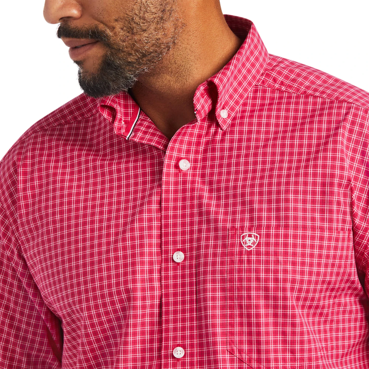 Ariat Men's Bright Rose Pro Series Snap Shirt 10040778 5 Ariat Men's Bright Rose Pro Series Snap Shirt 10040778 - Image 3