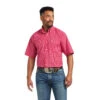 Ariat Men's Bright Rose Pro Series Snap Shirt 10040778 -Ariat Shoes Shop 10040778 front