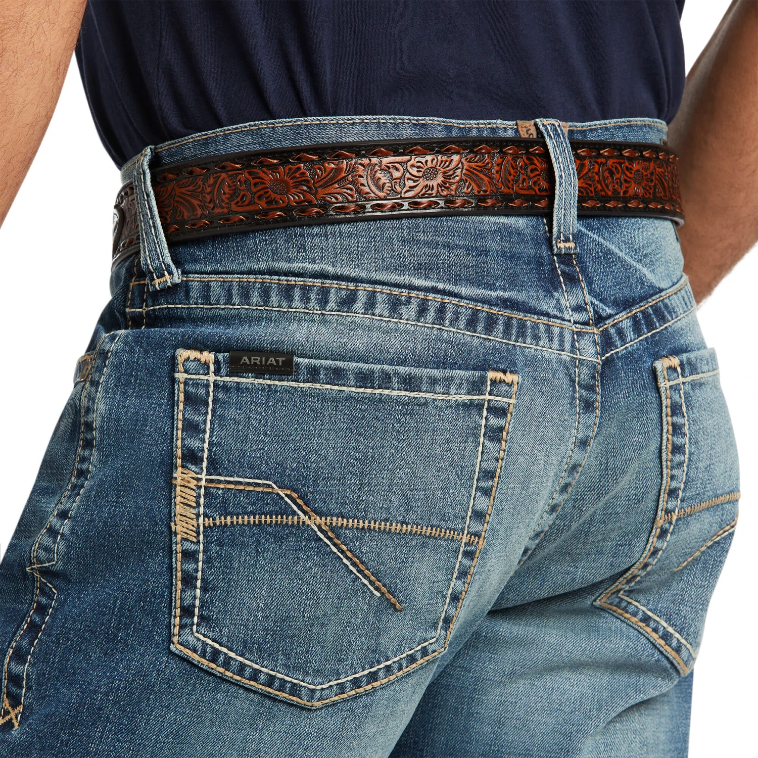 Ariat® Men's M2 Relaxed Dakota Stackable Bootcut Jeans 10040810 6 Ariat® Men's M2 Relaxed Dakota Stackable Bootcut Jeans 10040810 - Image 4