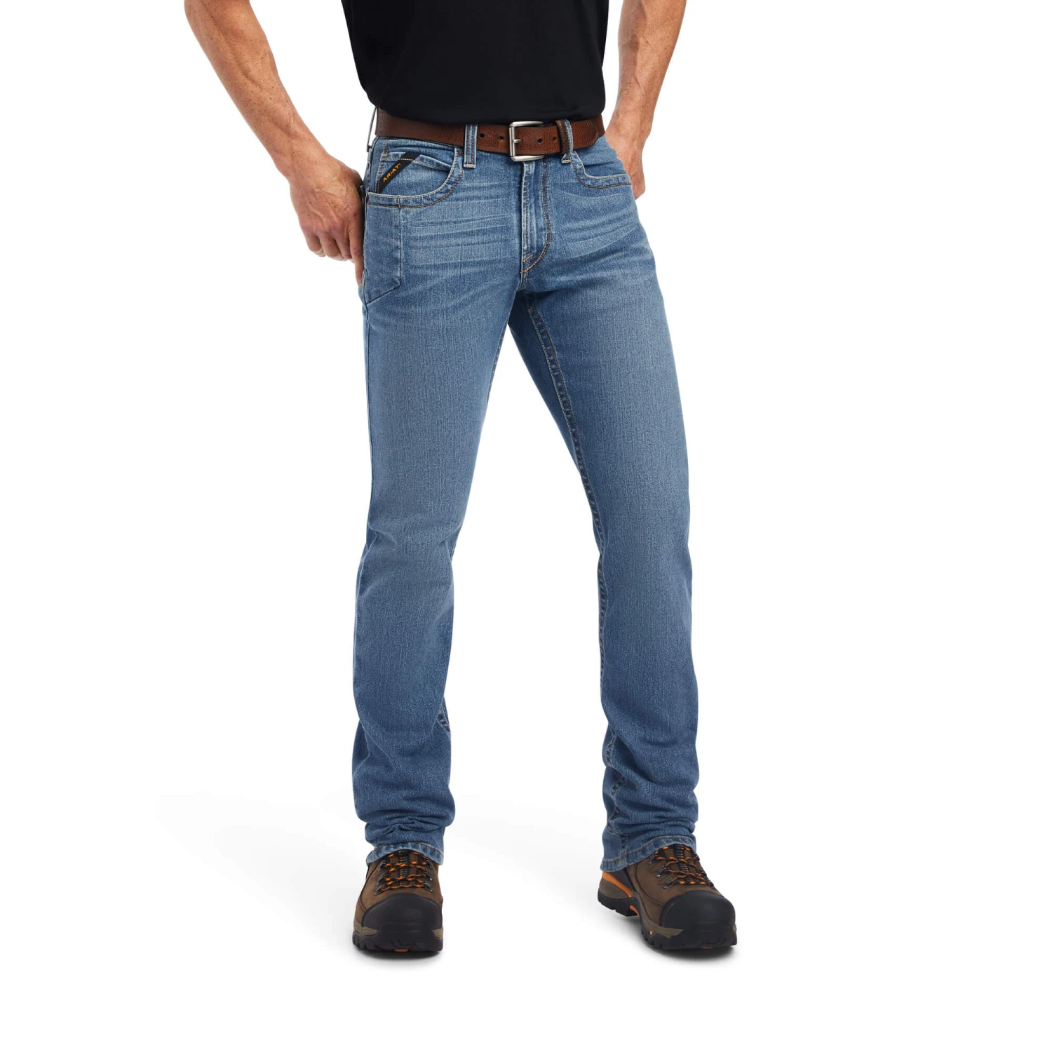 Ariat® Men's Rebar M4 DuraStretch™ Edge Ventura Bootcut Jeans 10041087 4 Ariat® Men's Rebar M4 DuraStretch™ Edge Ventura Bootcut Jeans 10041087 - Image 2