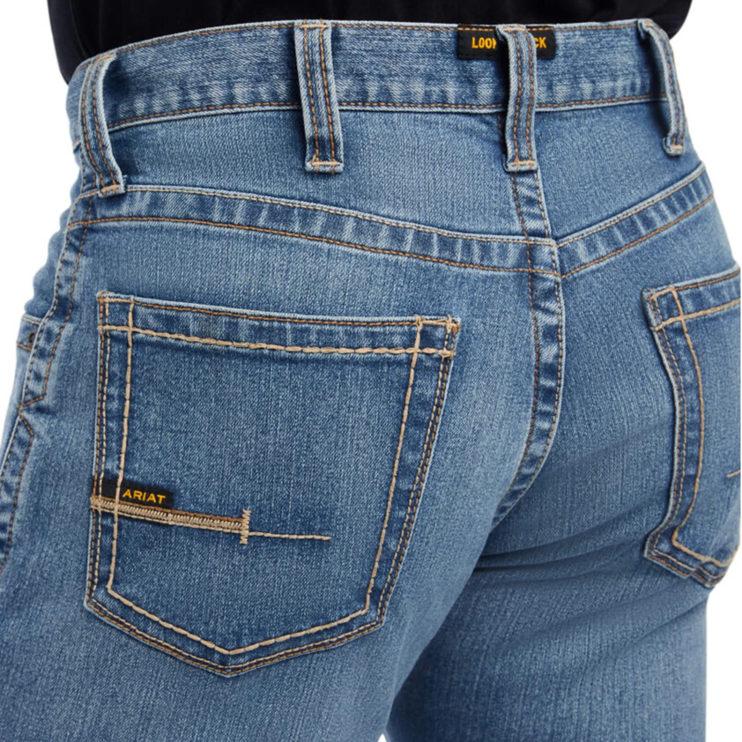 Ariat® Men's Rebar M4 DuraStretch™ Edge Ventura Bootcut Jeans 10041087 7 Ariat® Men's Rebar M4 DuraStretch™ Edge Ventura Bootcut Jeans 10041087 - Image 5