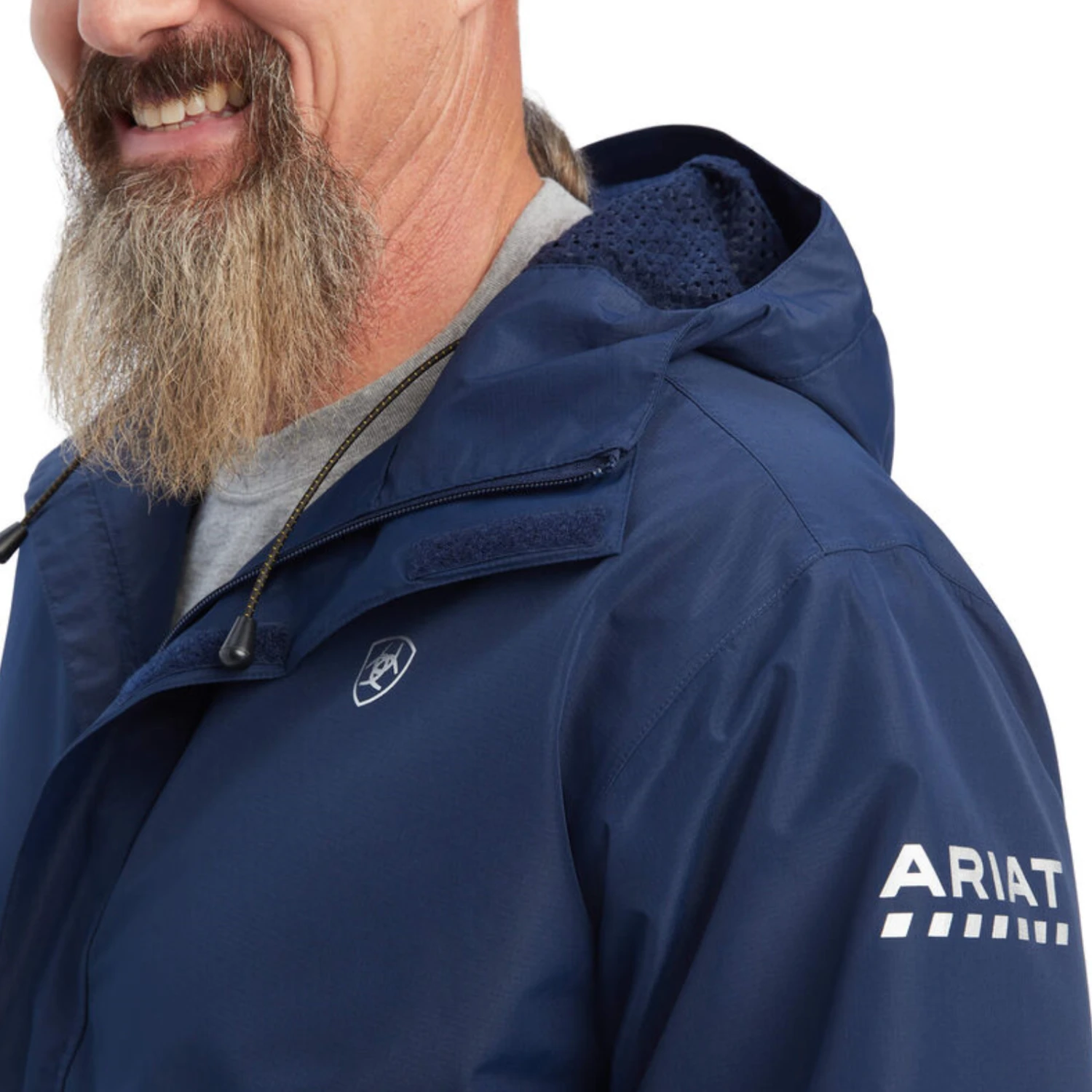 Ariat® Men's Rebar Stormshell Waterproof Navy Jacket 10041405 5 Ariat® Men's Rebar Stormshell Waterproof Navy Jacket 10041405 - Image 3