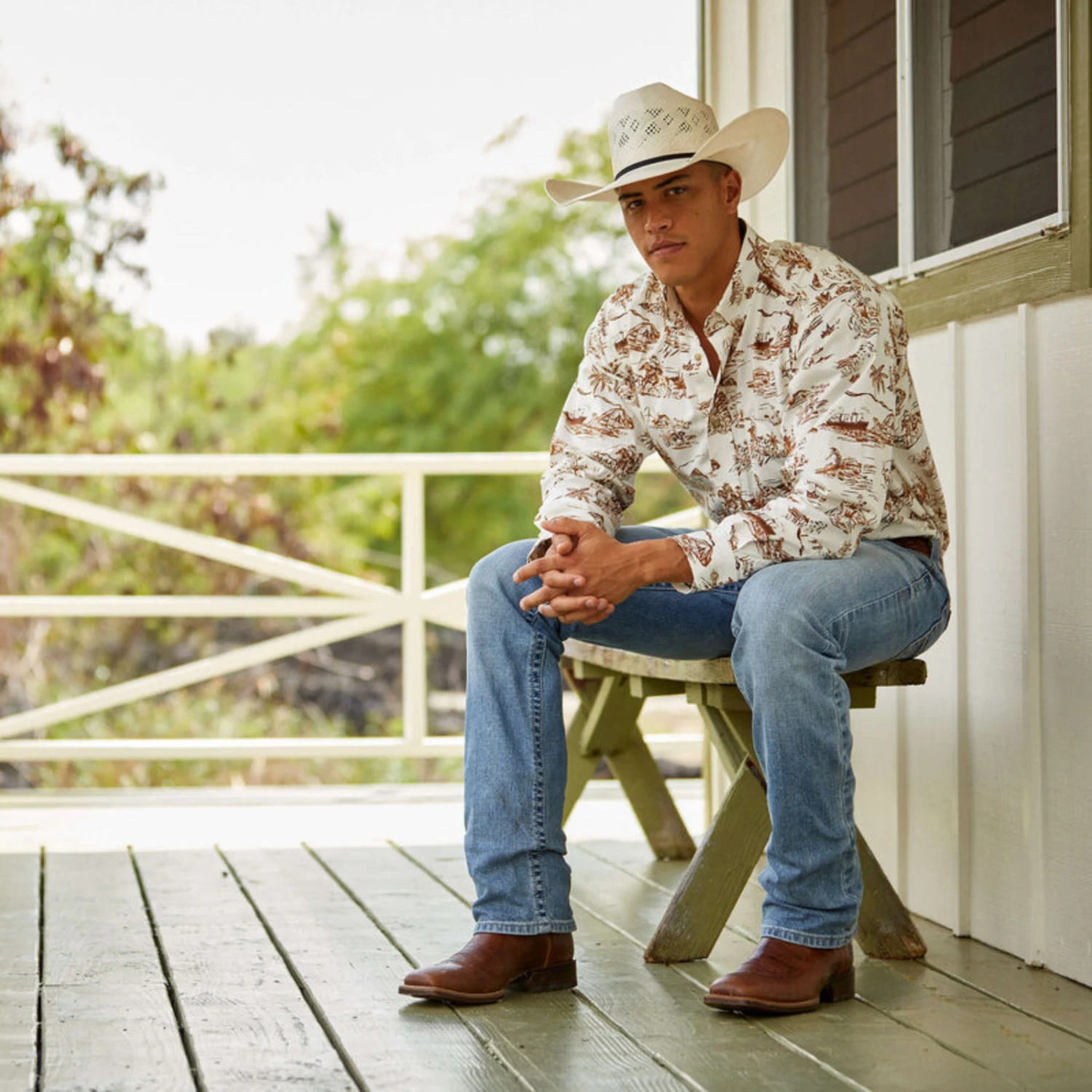 Ariat® Men's M7 Slim Fit Light Wash Straight Leg Jeans 10043187 9 Ariat® Men's M7 Slim Fit Light Wash Straight Leg Jeans 10043187 - Image 7