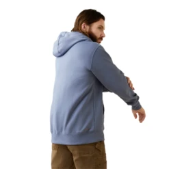 Ariat® Men's Rebar Workman 1/4 Zip Blue Heather Hoodie 10043368 -Ariat Shoes Shop 10043368b 73f1be87 6e39 44dc b2f8 bbbac2889667