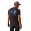 Ariat® Men's Logoscape Charcoal Heather Graphic T-Shirt 10044775 -Ariat Shoes Shop 10044775a