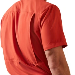 Ariat® Men's VentTEK™ Outbound Fitted Red Button Down Shirt 10045035 -Ariat Shoes Shop 10045035d
