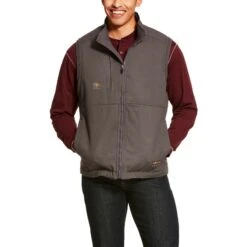 Ariat® Men's Rebar Duracanvas Stretch Work Vest -Ariat Shoes Shop 57 2 2055440c 414f 4fdb b62a 345019cb1efd