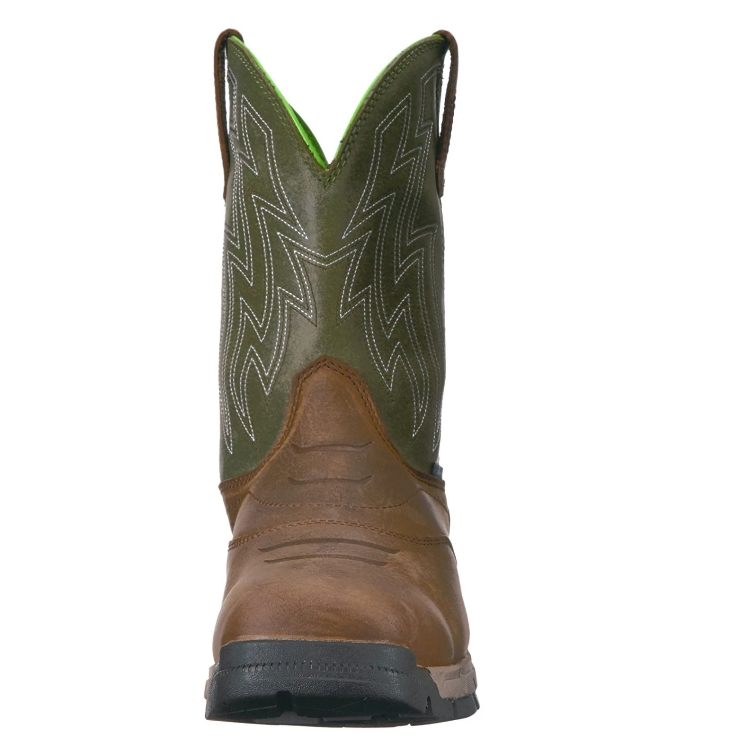 Ariat® Men's Rebar Flex Western H2O Rye Brown & Green Boots 10021485 5 Ariat® Men's Rebar Flex Western H2O Rye Brown & Green Boots 10021485 - Image 3