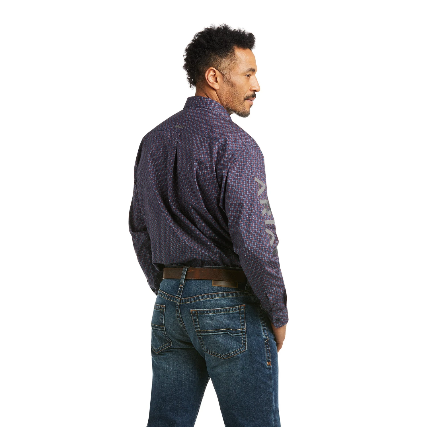 Ariat® Men's Team Ranger Long Sleeve Service Navy Shirt 10037066 4 Ariat® Men's Team Ranger Long Sleeve Service Navy Shirt 10037066 - Image 2